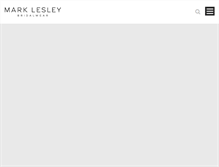 Tablet Screenshot of marklesley.co.uk